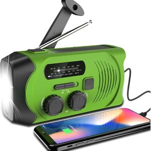 Noodradio Solar Opwindbaar - Noodradio Opwindbaar - Opwindbare Radio - Powerbank Zonne Energie