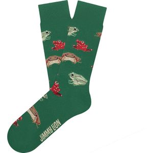 Jimmy Lion Frogs Green Unisex Sokken - Groen - 41/46