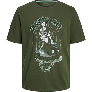 JACK&JONES - JJSKULL ROCK TEE SS CREW NECK - Heren - T-shirts
