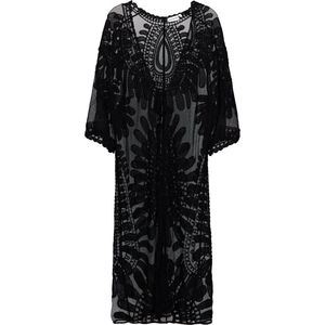 Pastunette Beach Kimono - Dames Kaftan - Zwart - One size