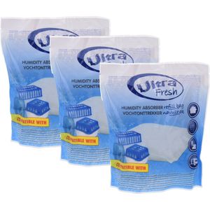 Ultra Fresh Navulling voor vochtonttrekkers/vochtopnemers - 3x - 450 gram