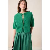 Sissy-Boy - Wollen Vest - Groen - Met Strikjes