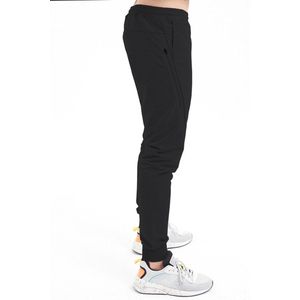 SCR. Baro Joggingbroek Heren - Stijlvolle Sportbroek - Diepe zak - Tapered fit - Zwart - Maat XL