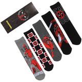 Heroes Inc - Marvel Deadpool Sokken - 5 Eenheden