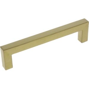 Meubelgreep vierkant 12 x 12 x 160 mm mat goud