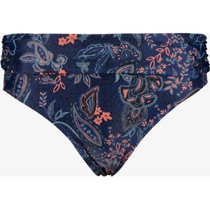 Osaga dames overslag bikinibroekje paisley print - Blauw - Maat 42