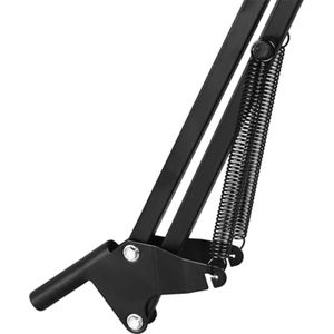 Microscope Arm Stand, Flexible Bracket with 360 Degree Adjustable Arm and 42mm Lens Ring Set, Industrial Camera Foldable Holder for Monocular Microscope and 40mm Lens