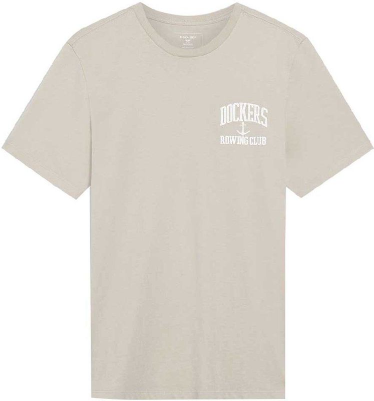 Dockers - Graphic Slim T-shirt - Beige - Korte Mouwen - Man