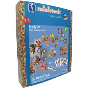 Ministeck Familieset - hobbypakket - 10.000 stukjes