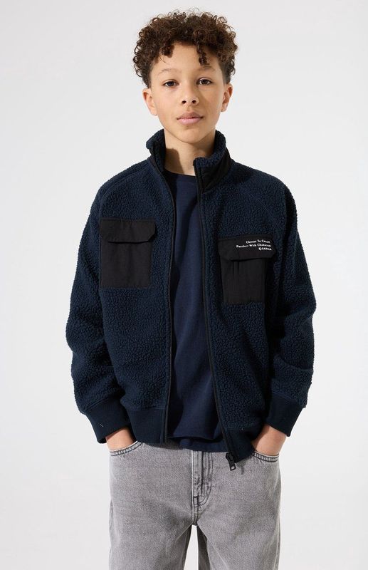 GARCIA - Vest - Blauw - 100% Gerecycled Polyester - Relaxed Fit