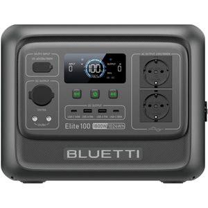 BLUETTI - Elite 100 V2 - Powerstation - 1024Wh - 1800W - 9 Uitgangspoorten
