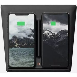 Tesla Model 3 Draadloze Dubbele Telefoon Oplader voor Middenconsole - Interieur Accessoires