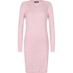 Felix Hardy - Gebreide Trui Jurk - Pink - V-Hals - Dames