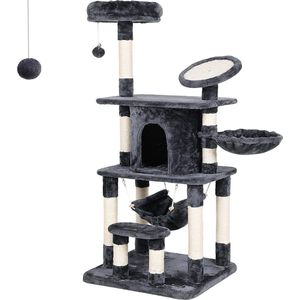 kattenkrabpaal / grote klimboom - speelhuis voor katten / playhouse for cats