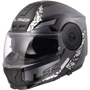 LS2 Helm Scope II Oxyd FF902 zwart / titanium maat XXL
