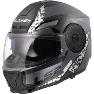 LS2 Helm Scope II Oxyd FF902 zwart / titanium maat XXL