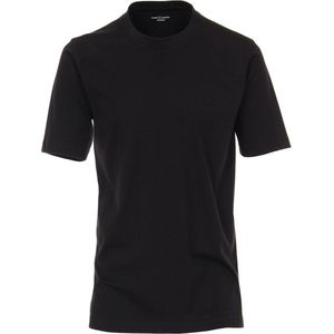 Casa Moda Basis T-shirt Katoen Ronde hals Zwart 2-Pack - M