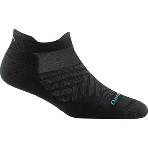 Run No Show Tab Ultra-Lightweight with Cushion - Black- Hardloopsokken van merinowol