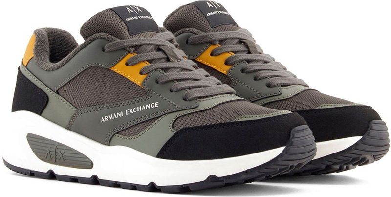 Armani Exchange - Chimera - Sneakers - Marineblauw - Veters - Casual