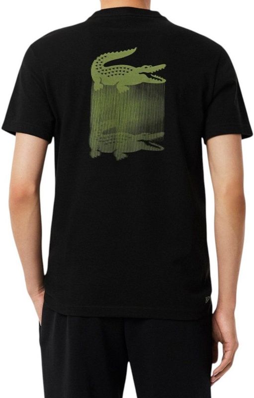 Lacoste Heren T-shirt Zwart TH4780/031