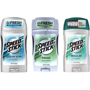 Speed Stick - Mix -Ocean Surf - Fresh - Regular - Deodorant - Antiperspirant - 3 x 85 g
