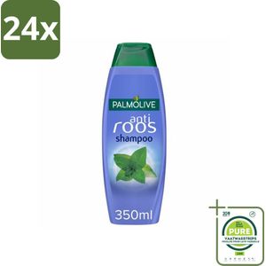 Palmolive Shampoo Anti-Roos 350 ml - Voordeelverpakking - 24 stuks - Anti-Roos shampoo - Roos shampoo