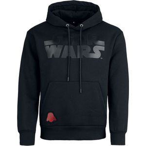 Star Wars Heat Logo - Black On Black Heren Trui met capuchon - zwart - S