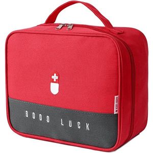 Ehbo Kit tas rood, lege medische Opbergtas Survival Medical Kit, Draagbare Grote Nood Medische Benodigdheden Pouch Tas Voor Thuis Outdoor Camping Wandelen Reizen