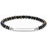 Thomas Sabo - Armband - Gerecycled Zilver - Tijgeroog - 19 cm