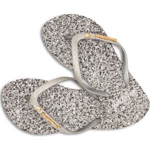 BeachyFeet slippers - Silver Shimmer (maat 37/38)