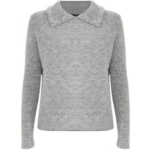 Kocca, Dames, Truien, Grijs, Maat: L