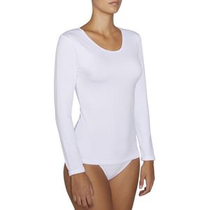 Ysabel Mora - Thermokleding - Thermoshirt Dames - Thermisch Onderhemd Dames met Lange Mouwen - Bruin - XL