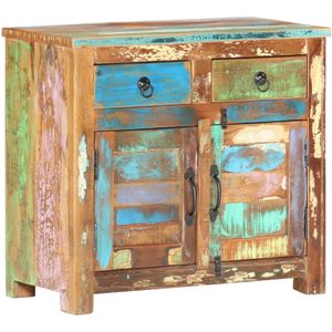 vidaXL Dressoir - Dressoirs - Zijkast - Zijkasten - Dressoir 70x35x65 cm massief gerecycled hout