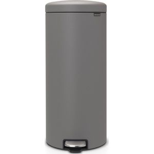 Brabantia NewIcon Prullenbak - 30 liter - Mineral Concrete Grey