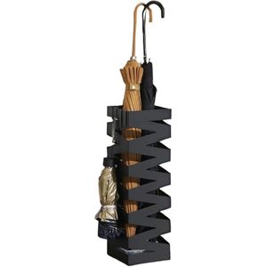 Ijzer paraplu Stand - schermstandaard - metalen houder - stijlvol decor - 15,5 cm x 15,5 cm x 49 cm