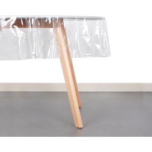 Raved transparant tafelzeil rond 180 cm ø - 0,2 mm dik - PVC - Afwasbaar