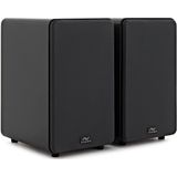AVCOM Actief boekenplankluidspeakerpaar, zwart
