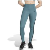 Adidas - Optime 3 Stripes - Trainingslegging - Zwart - Aansluitende Pasvorm