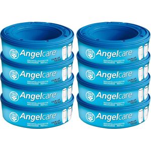 Angelcare luieremmer navullingen - 8 cassettes - Navulcassette - cartouche - poubelle a couche