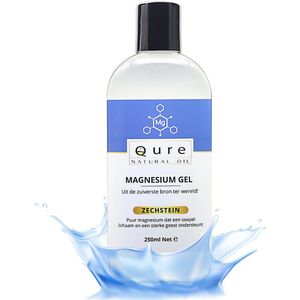 Magnesium Gel 250ml | Optimale Dosering Van 30% Pure Magnesium | Voor Optimale Ontspanning, Spierherstel en Een Gezonde Nachtrust