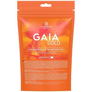 AQUARIUS pro life – GAIAgold – zeoliet bentoniet capsules – 400 stuks