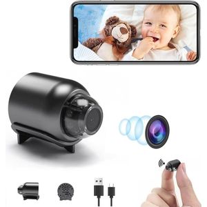 WNHB® Draadloze Mini Spy Camera - Beveiligingscamera met Nachtzicht en Bewegingsdetectie - Verborgen Camera