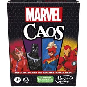 MARVEL - Chaos - Marvel Superhero-kaartspel, leuk familiespel, 8 jaar, gemakkelijk te leren