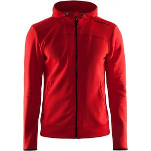 Craft Leisure Full Zip Hood Men bright red L