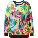 Angel of Style Angel of Style - Dames - Sweatshirt bloemmotief - Zwart - Maat 42
