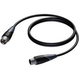 Procab CLA901 gebalanceerde XLR mannelijk - XLR vrouwelijk kabel - 0,50 meter