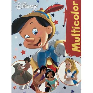 Disney Kleurboeken - 4 pieces / Multicolor books set of 4 Pinnochio - Cars - Winnie the Pooh - Mickey Mouse - Star Wars