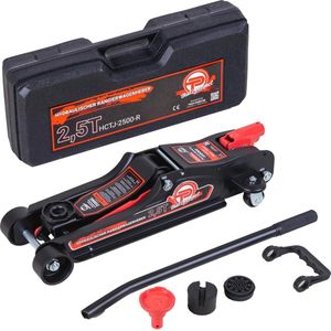 Hydraulische krik 2,5 ton - Laag profiel met SUV-adapter en rubberen pads