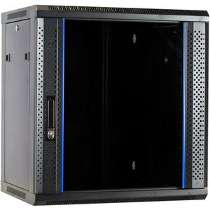 DSIT 12U wandkast ongemonteerd met glazen deur 600x450x635mm (BxDxH) - serverbehuizing - serverrack - serverkast