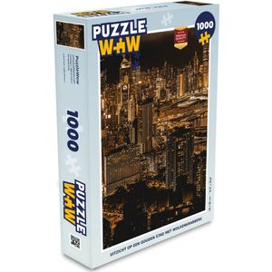 Puzzel Goud - Stad - Gebouwen - Legpuzzel - Puzzel 1000 stukjes volwassenen